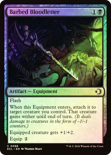 Barbed Bloodletter (ECL) (86) / Foil