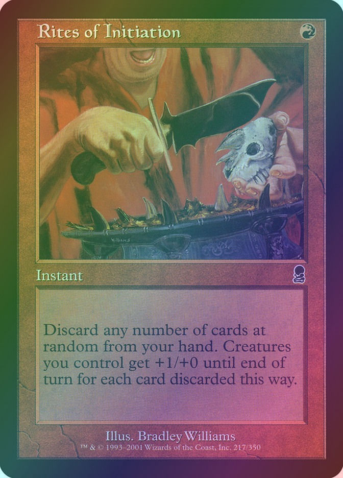 Rites of Initiation (ODY) (217) / Foil