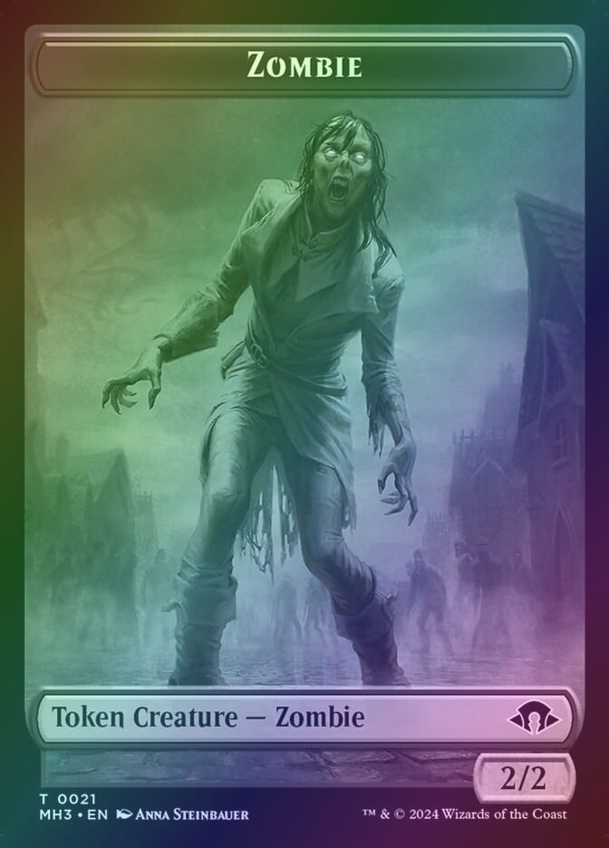 Zombie // Eldrazi Spawn (TMH3) (21 // 2) / Foil — cara 1 de 2