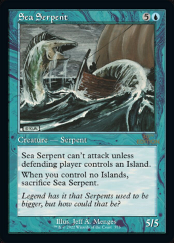 Sea Serpent (30a) / Retro Frame