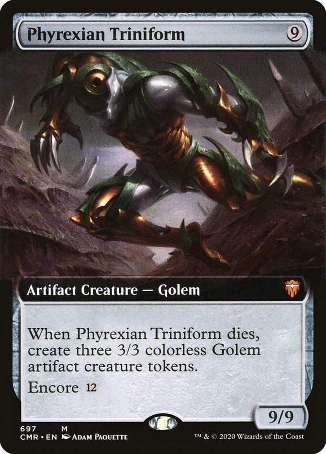 Phyrexian Triniform (CMR) (697) / Extended Art