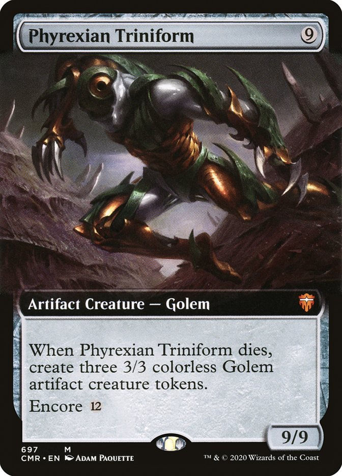Phyrexian Triniform (CMR) (697) / Extended Art
