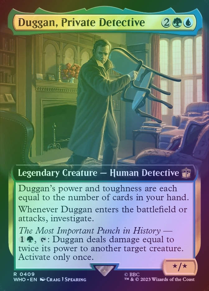 Duggan, Private Detective (WHO) (409) / Extended Art / Foil
