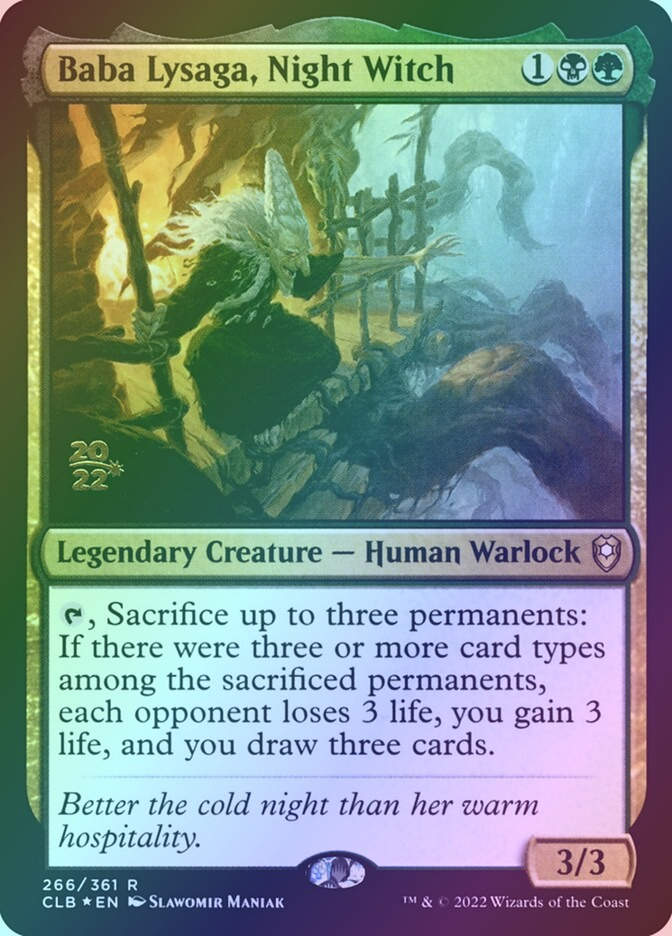 Baba Lysaga, Night Witch (PCLB) (266s) / Foil