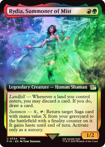 Rydia, Summoner of Mist (FIN) (504) / Extended Art / Foil