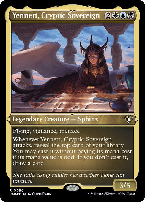 Yennett, Cryptic Sovereign (cmm) / Foil Etched