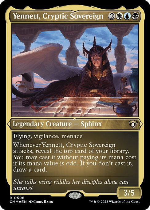 Yennett, Cryptic Sovereign (cmm) / Foil Etched