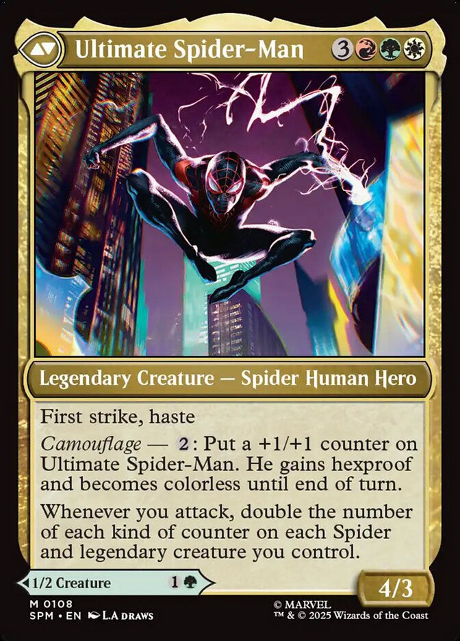 Miles Morales // Ultimate Spider-Man (SPM) (108) — cara 2 de 2