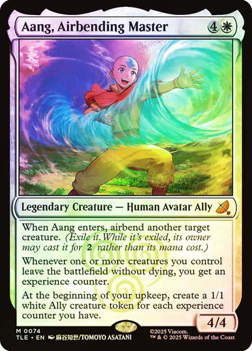 Aang, Airbending Master (TLE) (74) / Foil