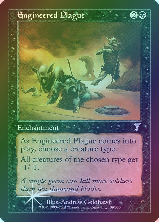 Engineered Plague (7ED) (133★) / Foil