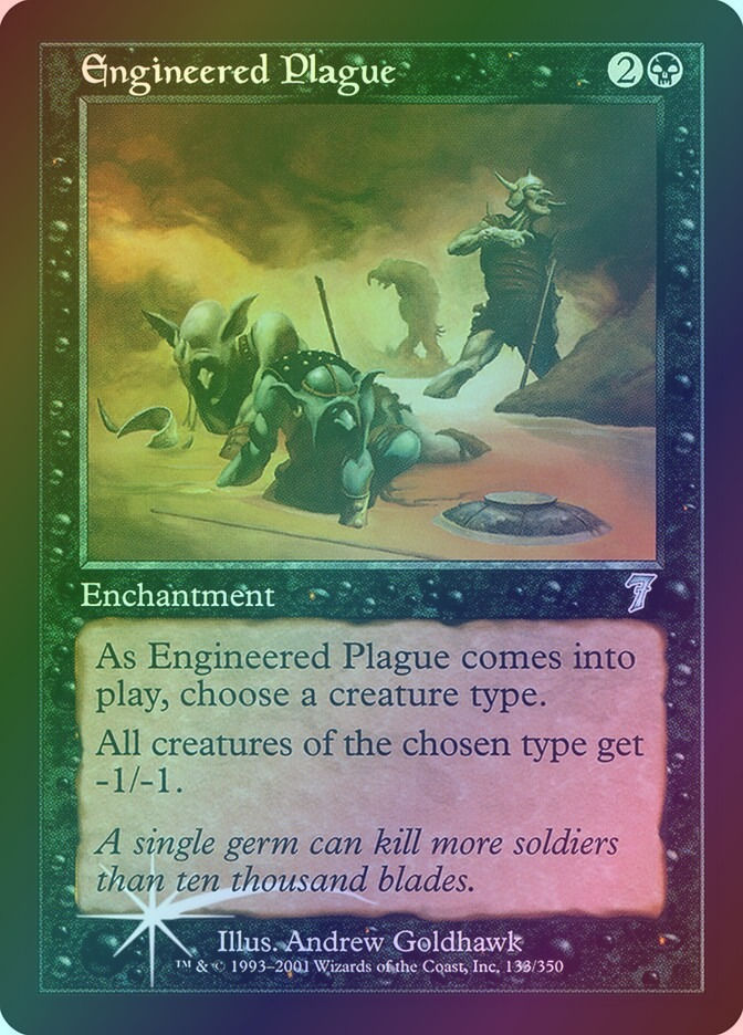 Engineered Plague (7ED) (133★) / Foil