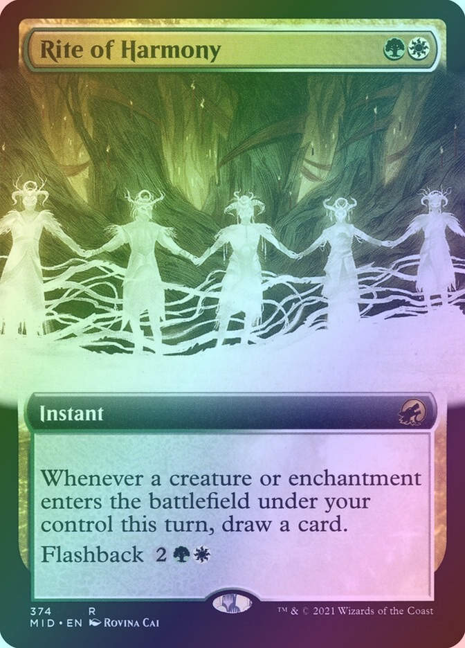 Rite of Harmony (MID) (374) / Extended Art / Foil