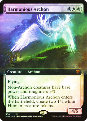 Harmonious Archon (ELD) (338) / Extended Art / Foil