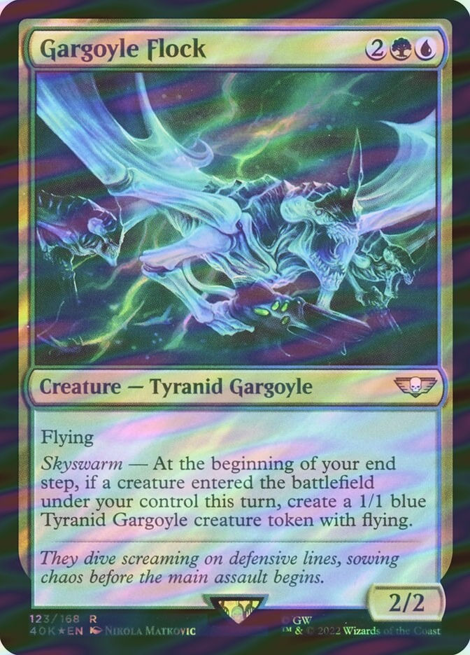 Gargoyle Flock (40K) (123★) / Surge Foil