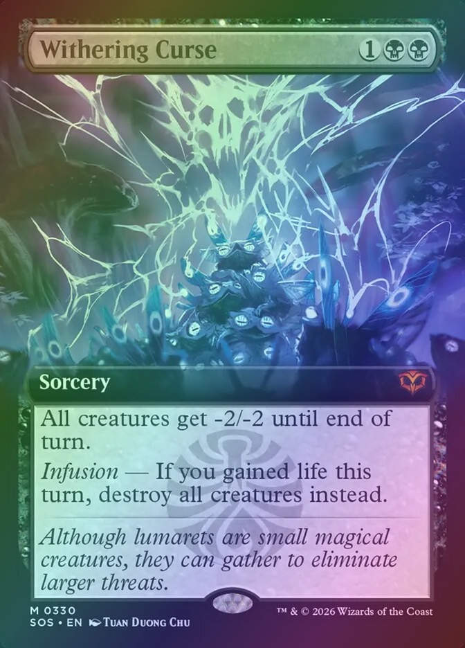 Withering Curse (SOS) (330) / Extended Art / Foil