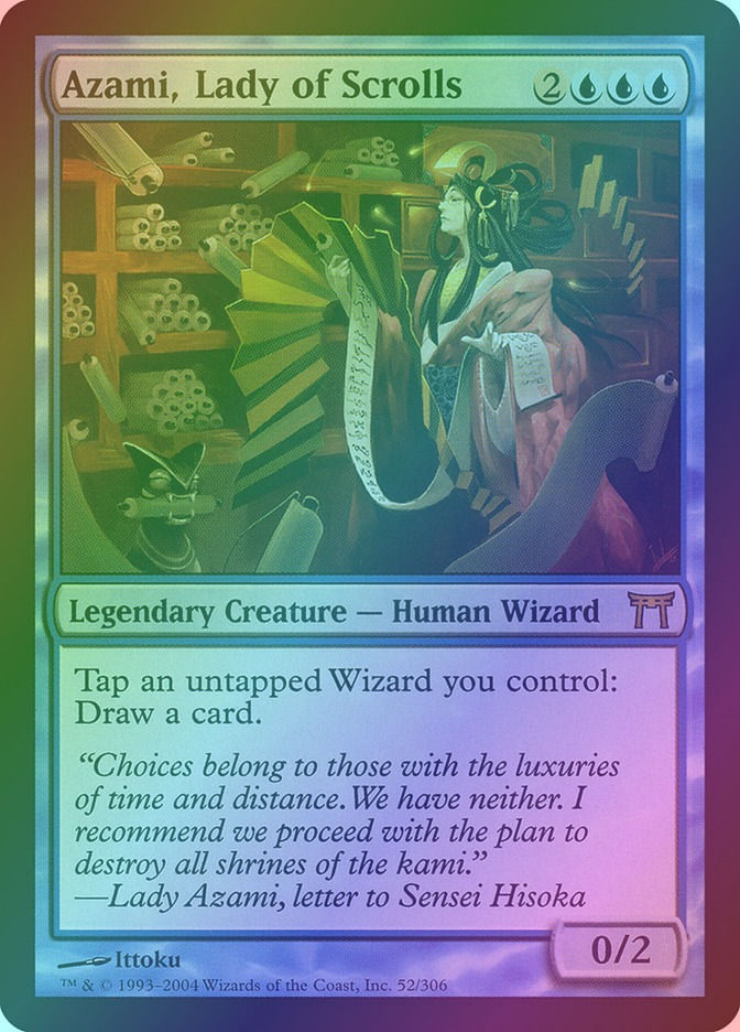 Azami, Lady of Scrolls (CHK) (52) / Foil