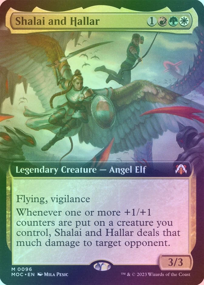 Shalai and Hallar (MOC) (96) / Extended Art / Foil
