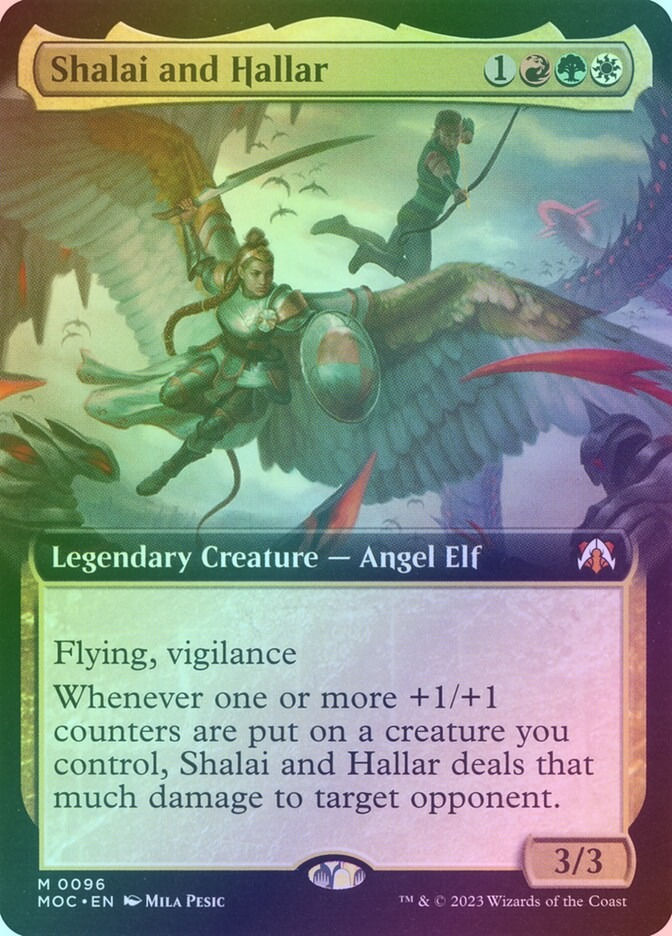 Shalai and Hallar (MOC) (96) / Extended Art / Foil