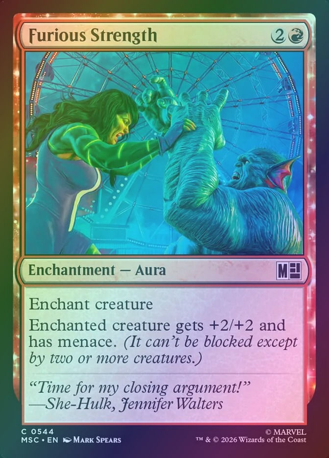 Furious Strength (MSC) (544) / Foil