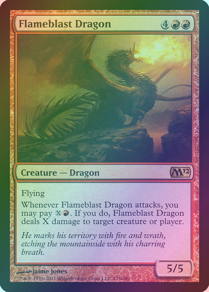 Flameblast Dragon (M12) (133) / Foil