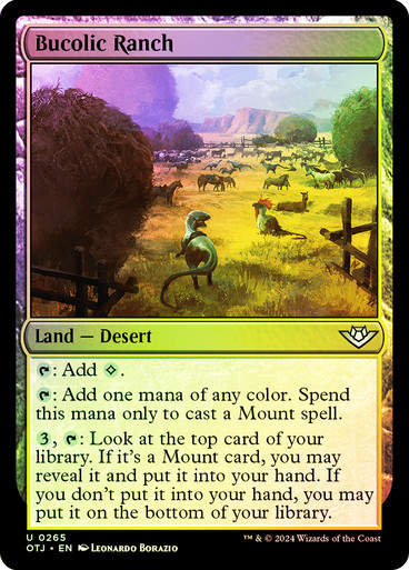 Bucolic Ranch (otj) (265) / Foil