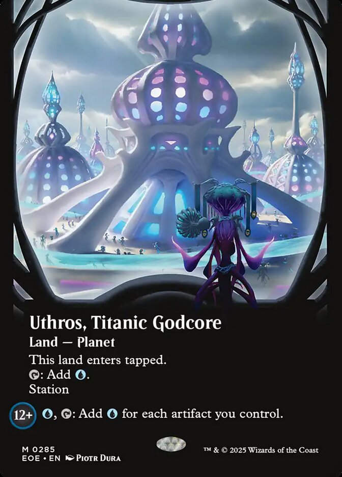 Uthros, Titanic Godcore (EOE) (285) / Borderless / Showcase / Extended Art