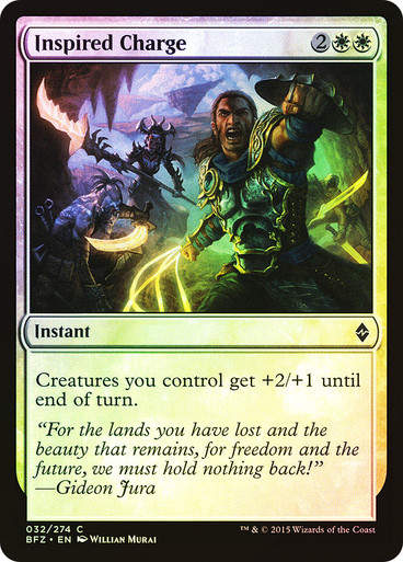 Inspired Charge (BFZ) (32) / Foil