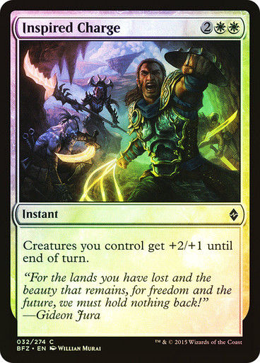 Inspired Charge (BFZ) (32) / Foil