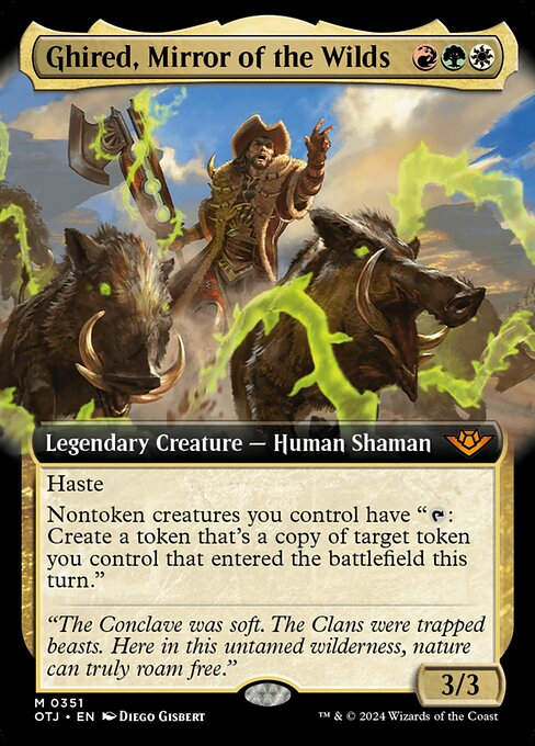 Ghired, Mirror of the Wilds (otj) (351) / Extended Art
