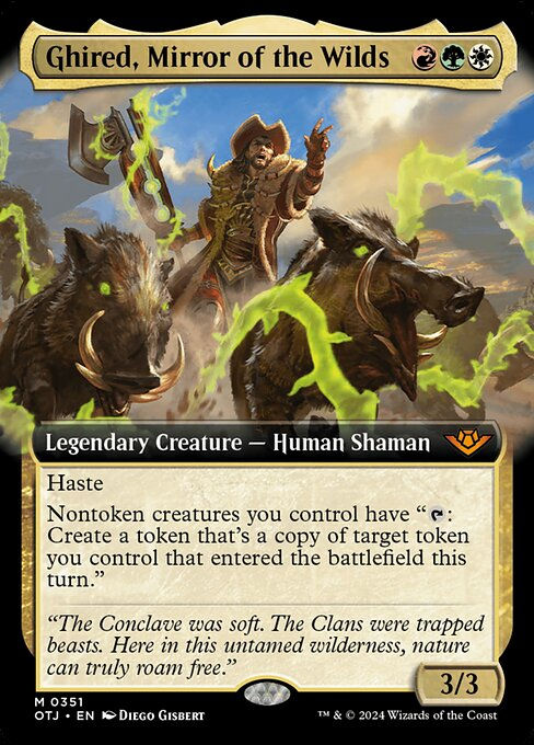 Ghired, Mirror of the Wilds (otj) (351) / Extended Art