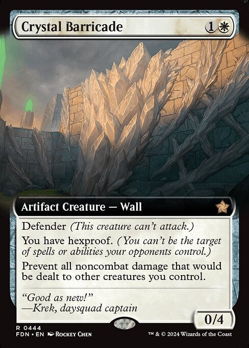 Crystal Barricade (FDN) (444) / Extended Art
