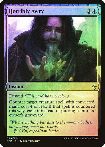 Horribly Awry (BFZ) (59) / Foil
