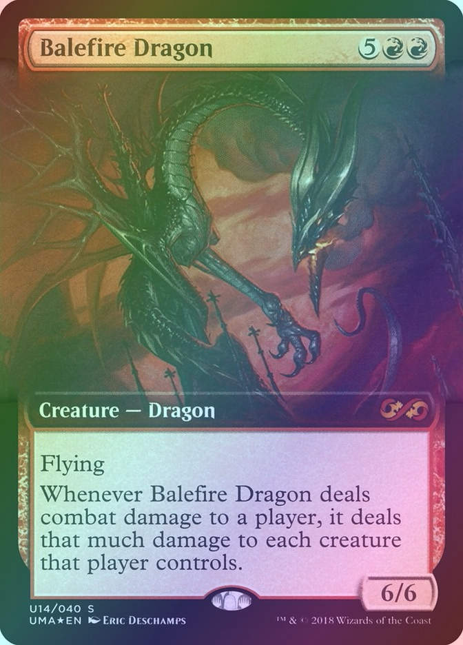 Balefire Dragon (PUMA) (U14) / Extended Art / Foil