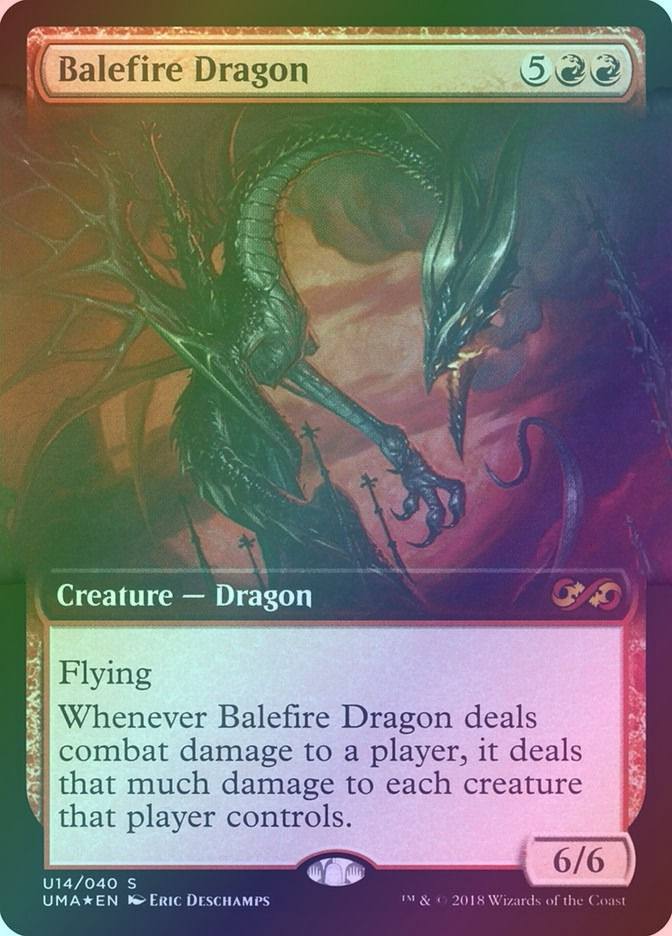 Balefire Dragon (PUMA) (U14) / Extended Art / Foil