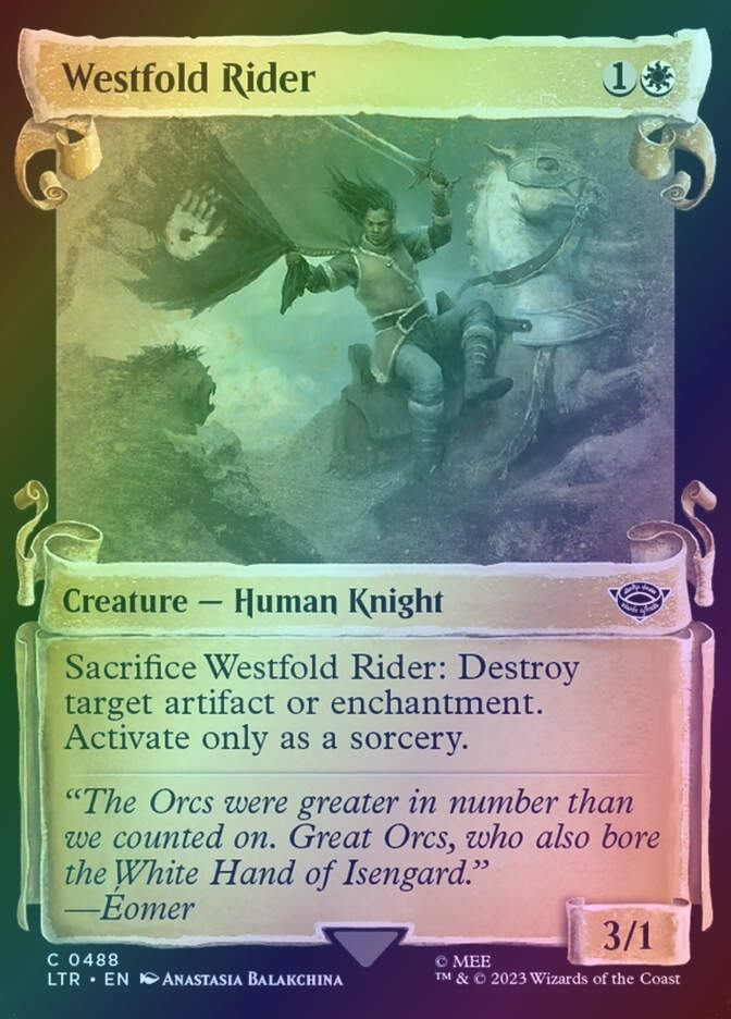 Westfold Rider (LTR) (488) / Showcase / Foil