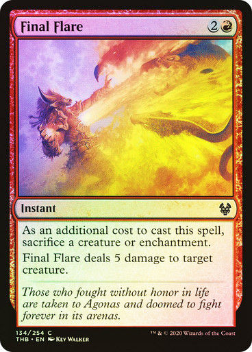 Final Flare (THB) (134) / Foil