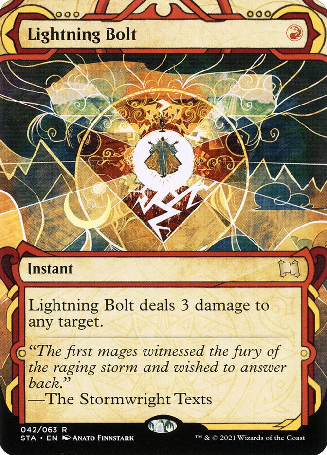 Lightning Bolt (STA) (42) / Borderless / Showcase