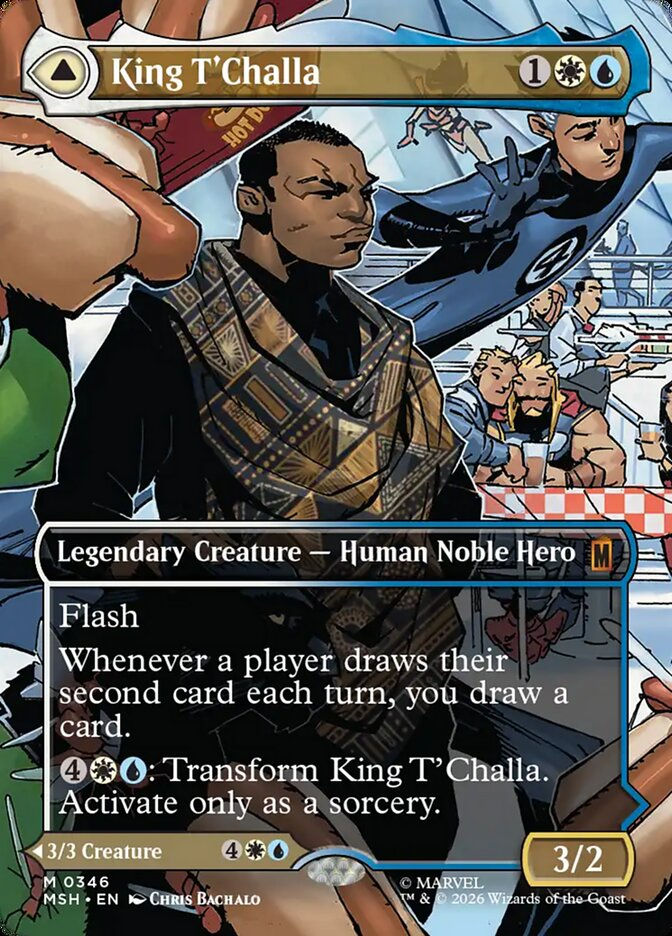 King T'Challa // Black Panther, Hope Enduring (MSH) (346) / Borderless — cara 1 de 2