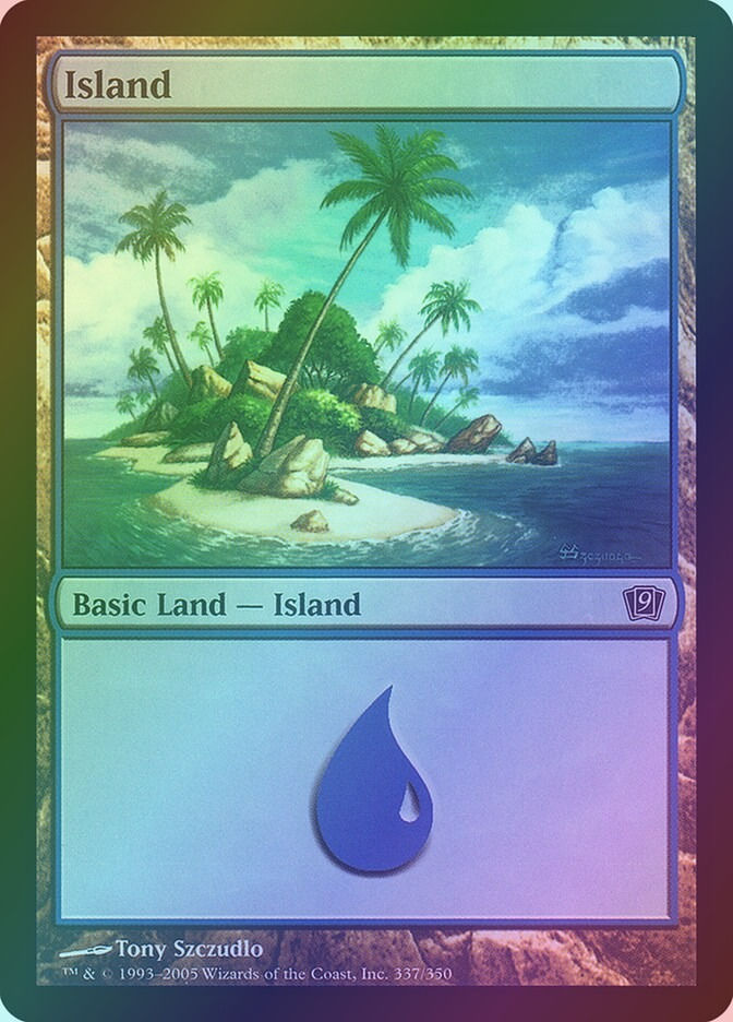 Island (9ED) (337★) / Foil