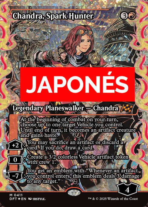 Chandra, Spark Hunter (DFT) (411) / Fracture Foil JP