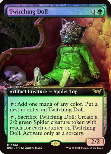 Twitching Doll (DSK) (384) / Foil / Extended Art