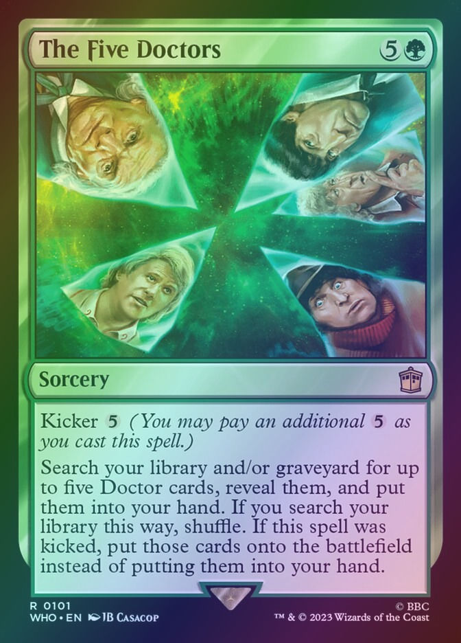 The Five Doctors (WHO) (101) / Foil