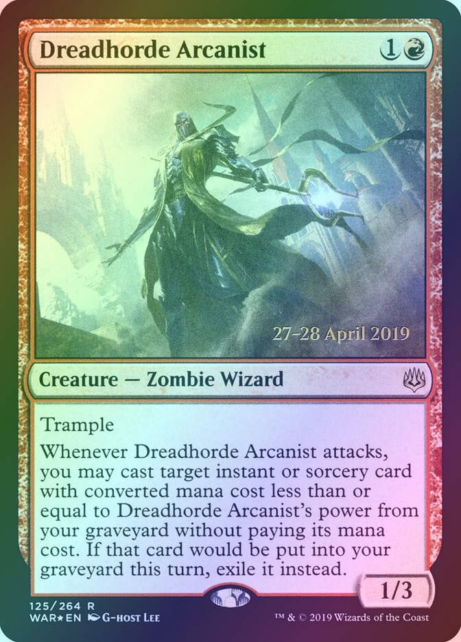 Dreadhorde Arcanist (PWAR) (125s) / Foil