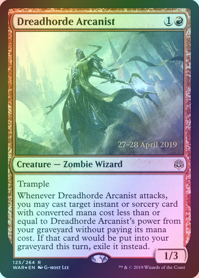 Dreadhorde Arcanist (PWAR) (125s) / Foil