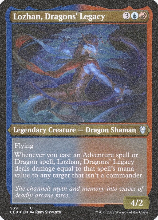Lozhan, Dragons' Legacy (CLB) (539) / Foil Etched