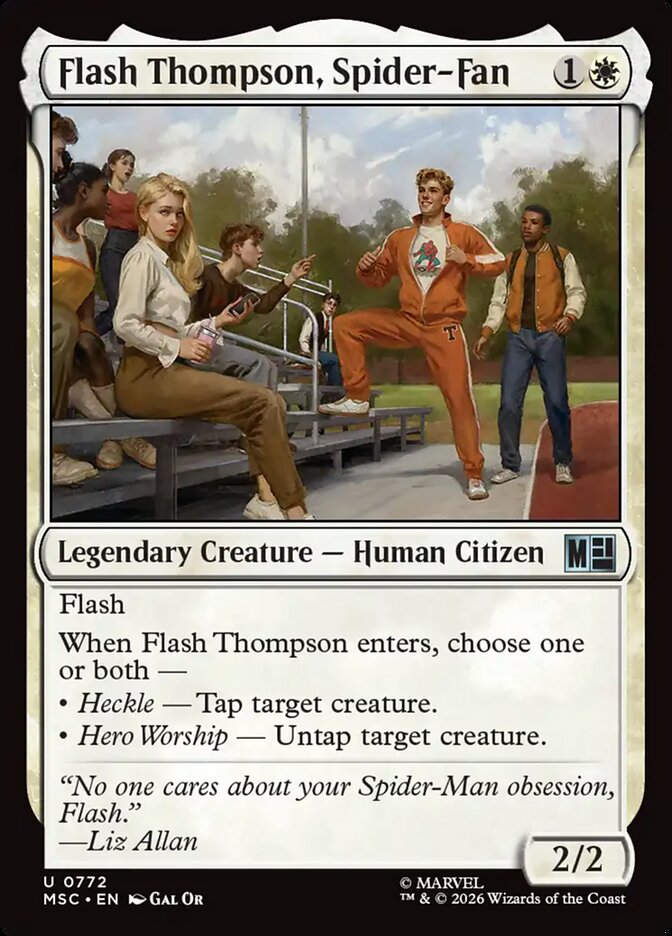 Flash Thompson, Spider-Fan (MSC) (772)