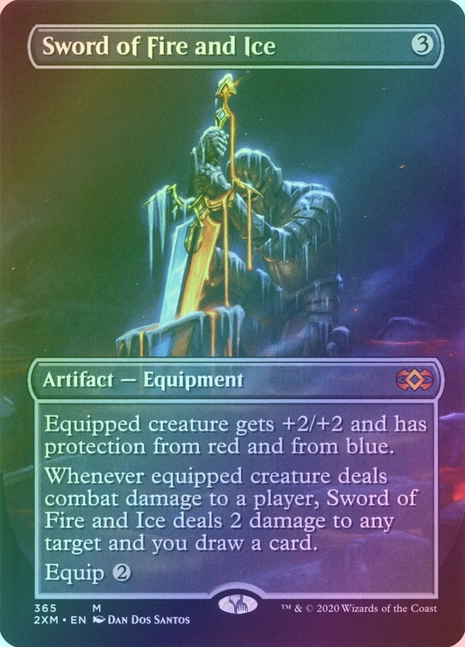 Sword of Fire and Ice (2XM) (365) / Borderless / Foil