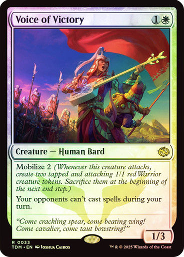 Voice of Victory (TDM) (33) / Foil