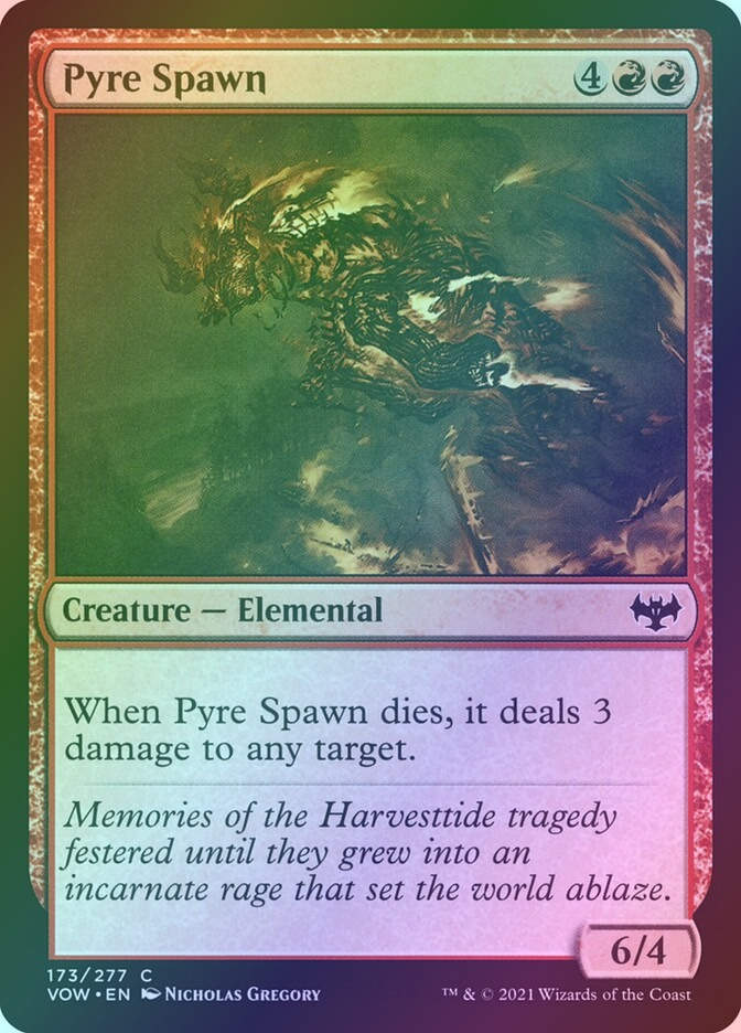 Pyre Spawn (VOW) (173) / Foil