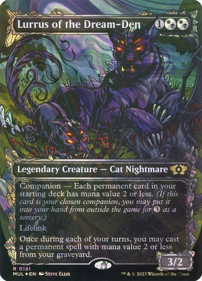 Lurrus of the Dream-Den (MUL) (181) / Borderless / Showcase / Halo Foil